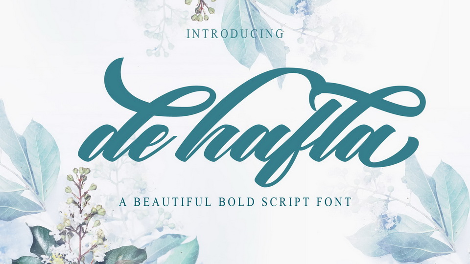 

De Halfa: A Stunning and Daring Script Typeface