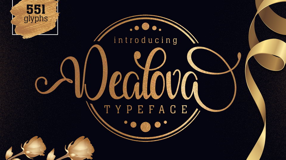 

Dealova Script Font: A Stunning and Versatile Font for Unique and Beautiful Designs