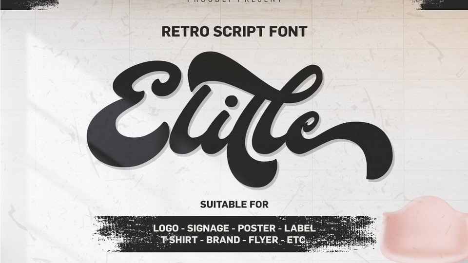 

Elille - A Hand-Lettered Font with a Retro Feel