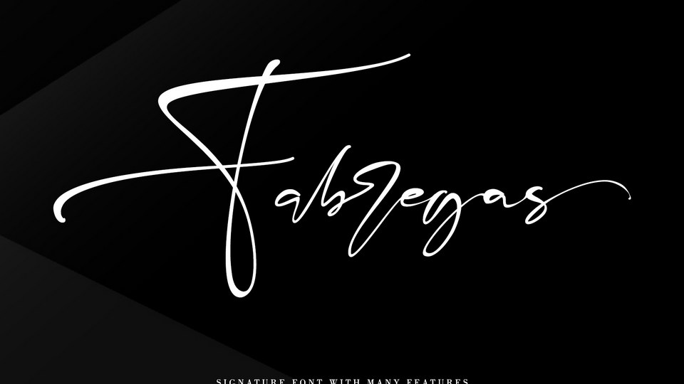 

Fabregas: An Elegant Handwritten Signature Font