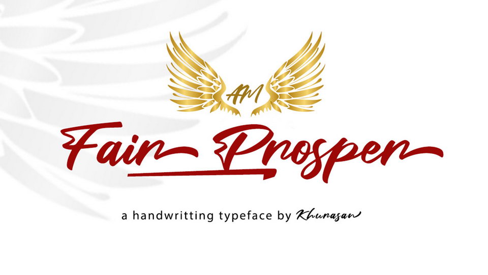 

Fair Prospen: An Incredible Hand Lettered Script Font