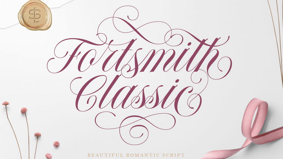 

Forthsmith Classic: An Elegant, Classy Script Font with Many Swashes