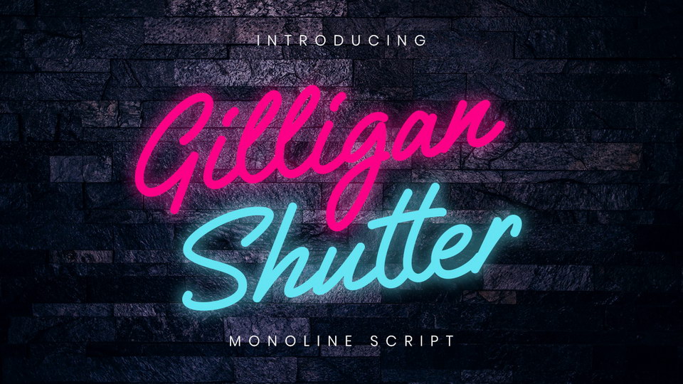 

Gilligan Shutter: The Perfect Handwritten Font for Any Project