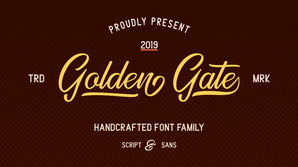 

The Golden Gate Font: An Elegant and Neat Handwritten Typeface Perfect for Any Project