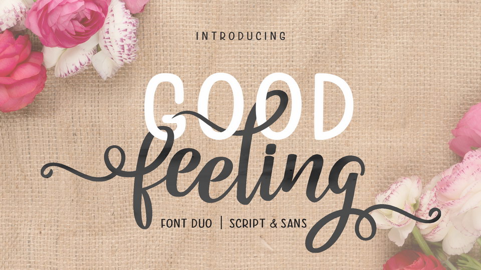 

Good Feeling Font Duo: Stunning and Comprehensive