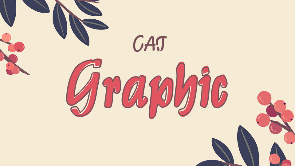 

Graphic CAT: A Unique Handwritten Brush Font for Posters, Badges and Signage