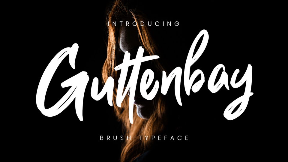 Guttenbay - Ultrasmooth Handpainted Brush Script Font