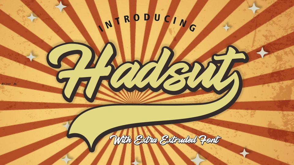 

Hadsut: A Beautiful and Versatile Hand Lettered Font with Extra Extruded Font Version