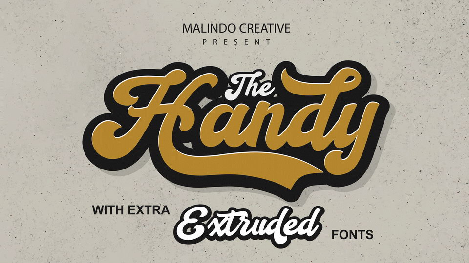

Handy Script: The Perfect Font for Adding a Touch of Vintage Style to Any Design Project