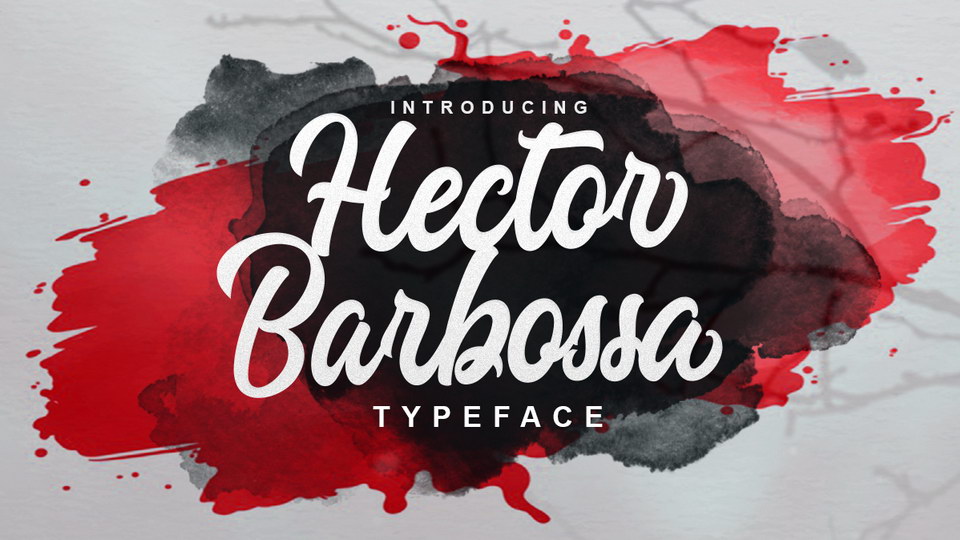  

Hector Barbossa: An Attractive Hand Lettered Script Font With a Vintage Flair