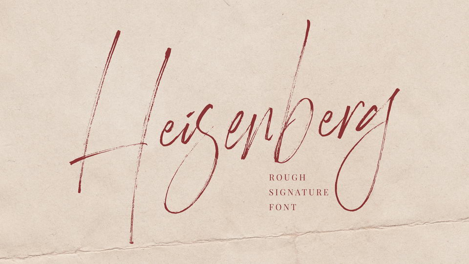 

Heisenberg: A Unique Signature Font That Stands Out Amongst the Rest