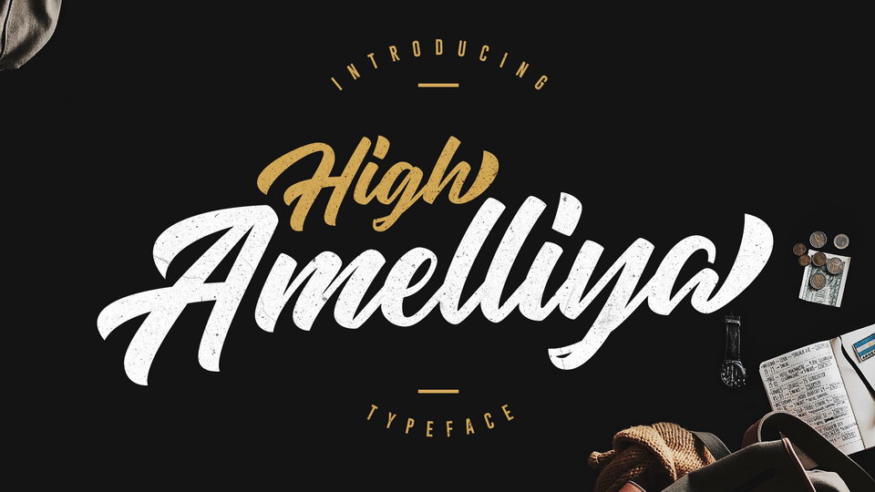 

High Amelliya: A Font with Elegance and Class