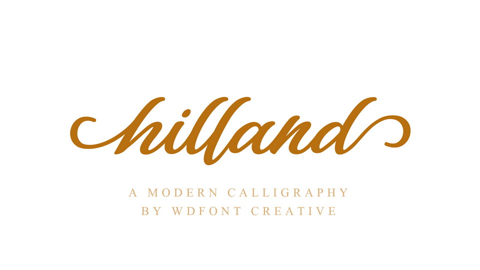 

Hilland Font: A Truly Unique and Beautiful Script for Any Design Project