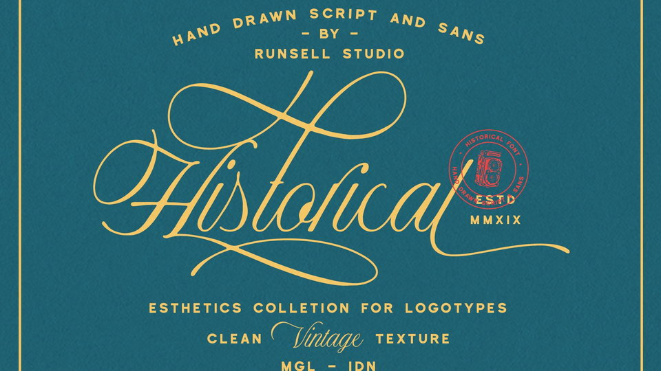 

Historical: A Remarkable Font Combination That is Both Script and Sans