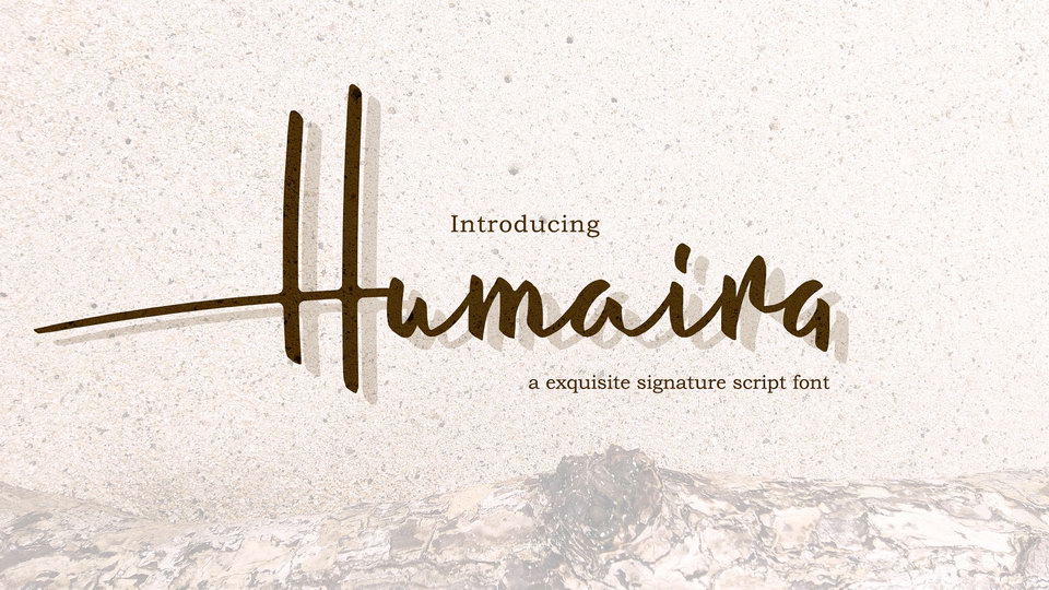  

Humaira: An Exquisite Signature Font for Unique Personalization