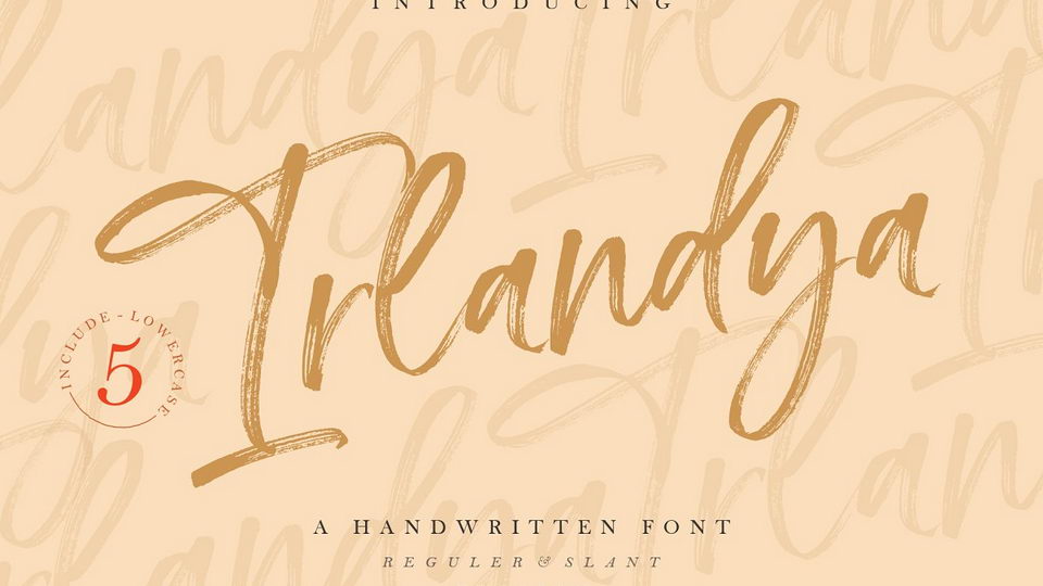 

Irlandya: A Unique and Stylish Handwritten Font With a Modern Flair