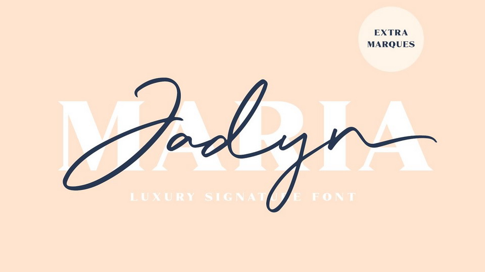 

Jadyn Maria: A Unique, Luxurious Font for a Range of Human Expression