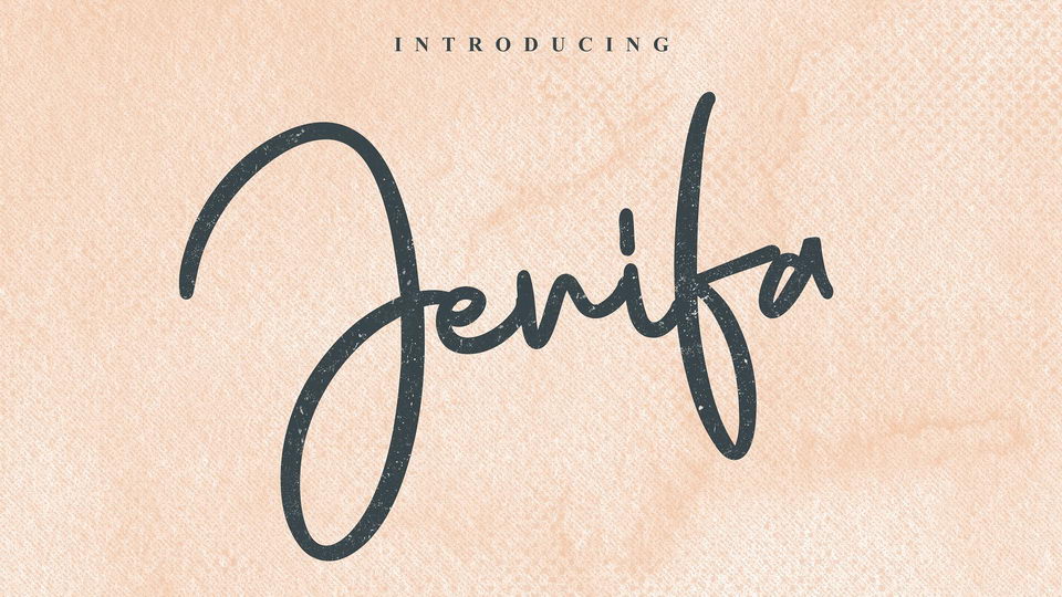
Jenifa - A Modern Feminine Font