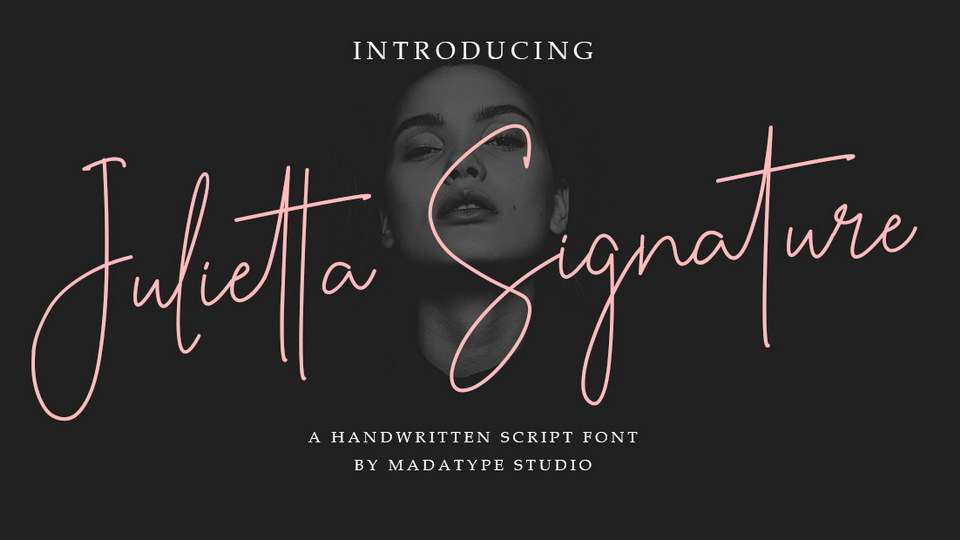 

Julietta Signature: A Natural Script Font for Professional Projects