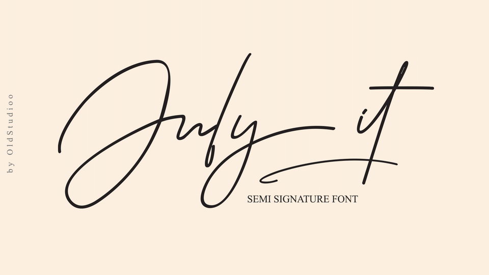 

July: A Stunning Font For Unique Designs