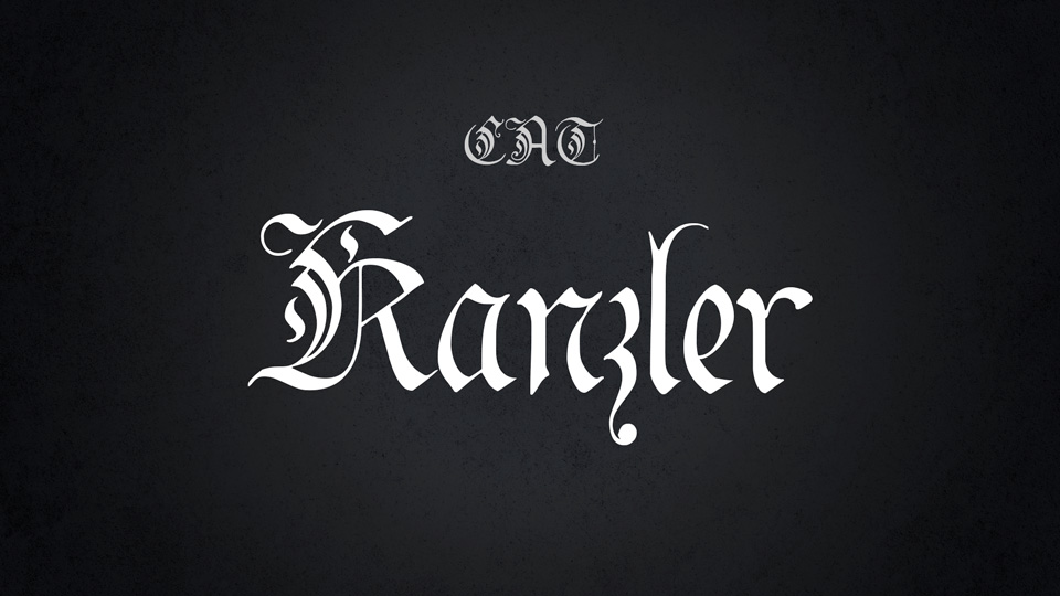 

Kanzler: A Classic, Sophisticated Typeface by Genzsch & Heyse