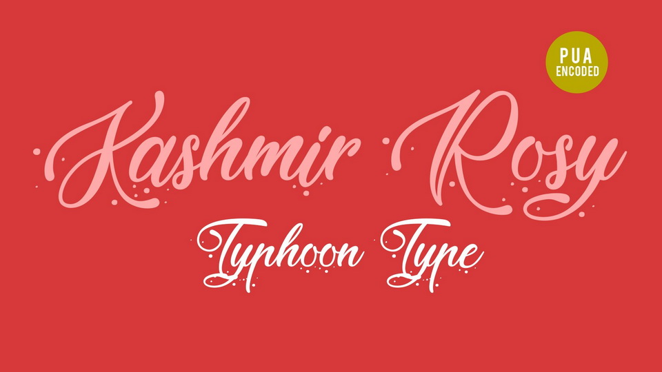 

Kashmir Rosy: A Stunning Modern Calligraphy Font for a Variety of Projects