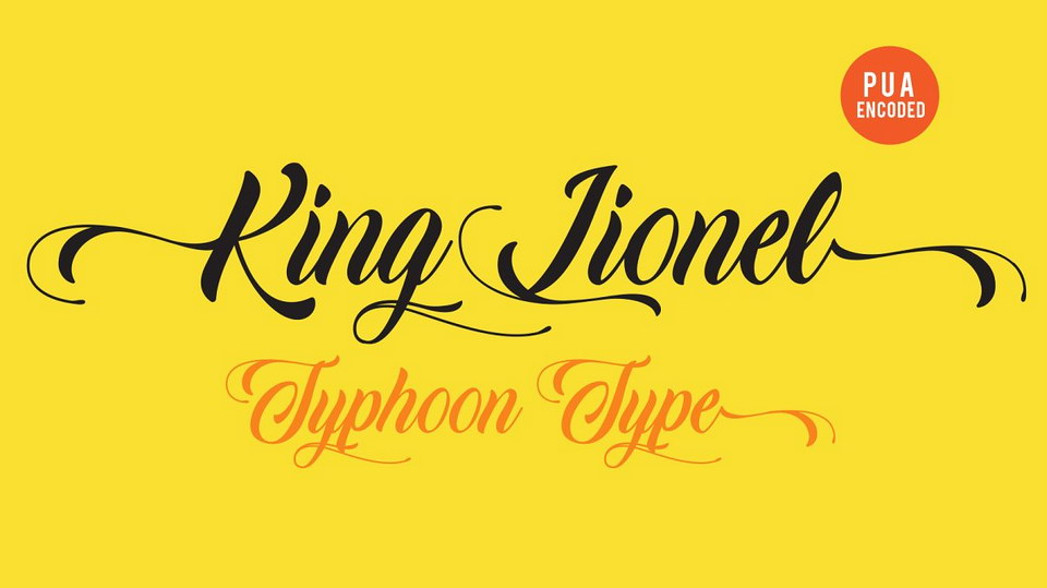 

King Lionel: A Stylish Modern Calligraphy Script