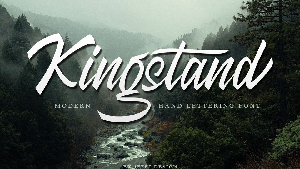 

Kingstand Calligraphy Font: An Elegant and Flair-Filled Typeface Perfect for Any Project
