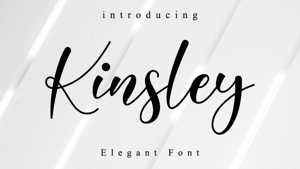 Kinsley - A Stunning Contemporary Calligraphic Script Font