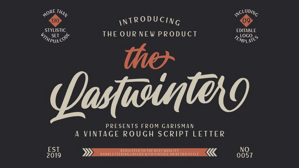  

Lastwinter: A Vintage Script Font for Adding a Touch of Vintage Flair to Any Project