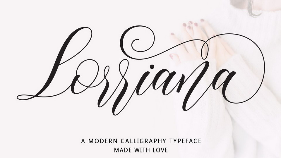 

Lorriana Script: A Stunning Modern Calligraphy Script Font