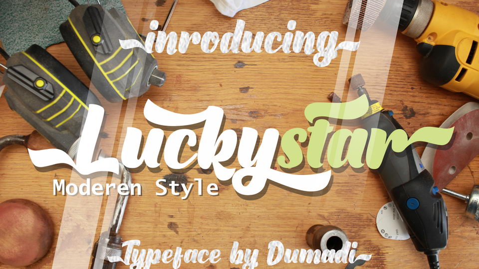 

Luckystar: A Unique Font That Evokes a Retro Feel