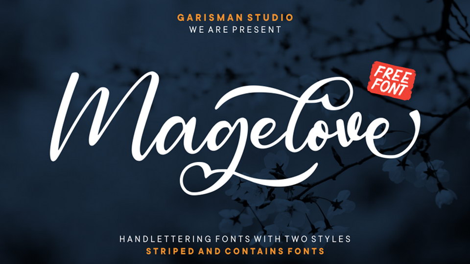 

Magelove: A Stunningly Beautiful Handwritten Font with an Air of Elegance and Style