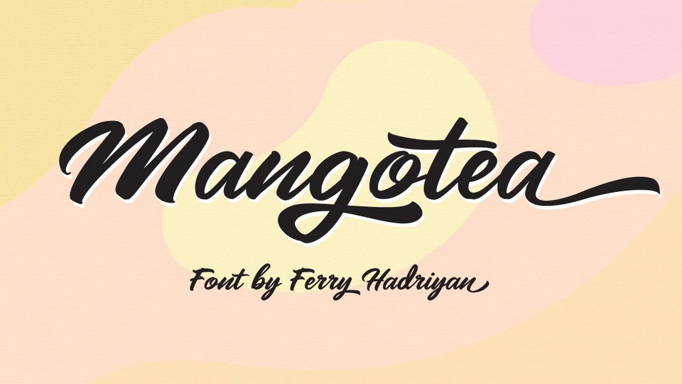

Mangotea Script: A Bold and Stylish Hand Lettered Brush Font