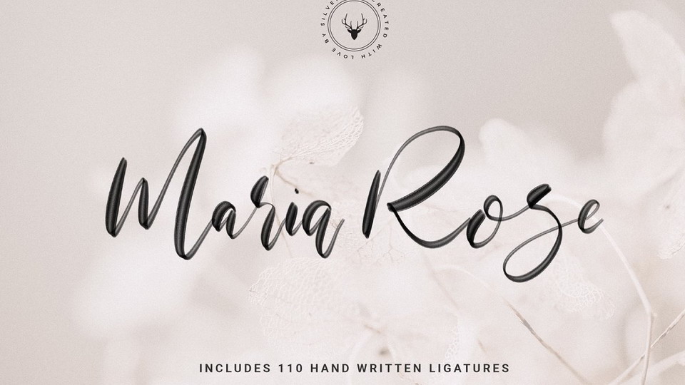 

Maria Rose: An Exquisite Handwritten Font with a Unique Touch