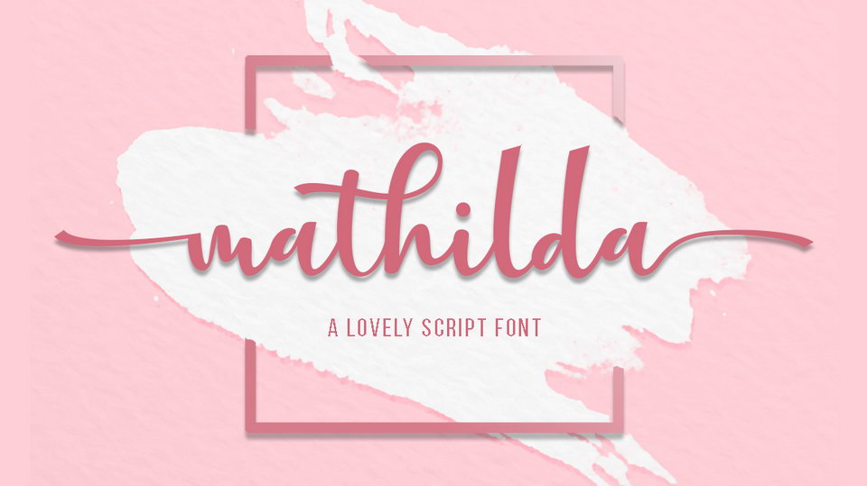 

Mathilda Script: A Stunningly Beautiful Handwritten Script Font
