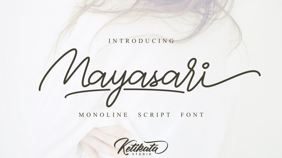

Mayasari: A Modern and Elegant Monoline Script Font