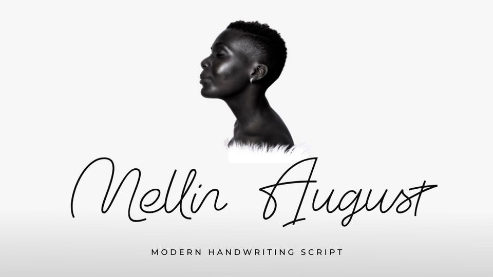 

Mellin August: An Elegant Handwriting Font Script with a Distinctive Human Touch