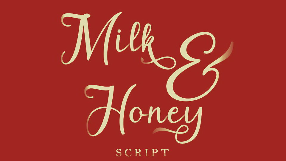 

Milk & Honey: An Exquisite Modern Calligraphy Script Font