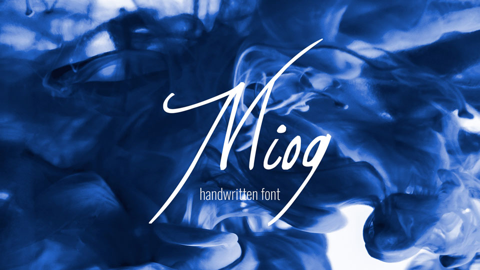 

Miog Font: A Truly Remarkable Handwritten Font With Captivating Flow