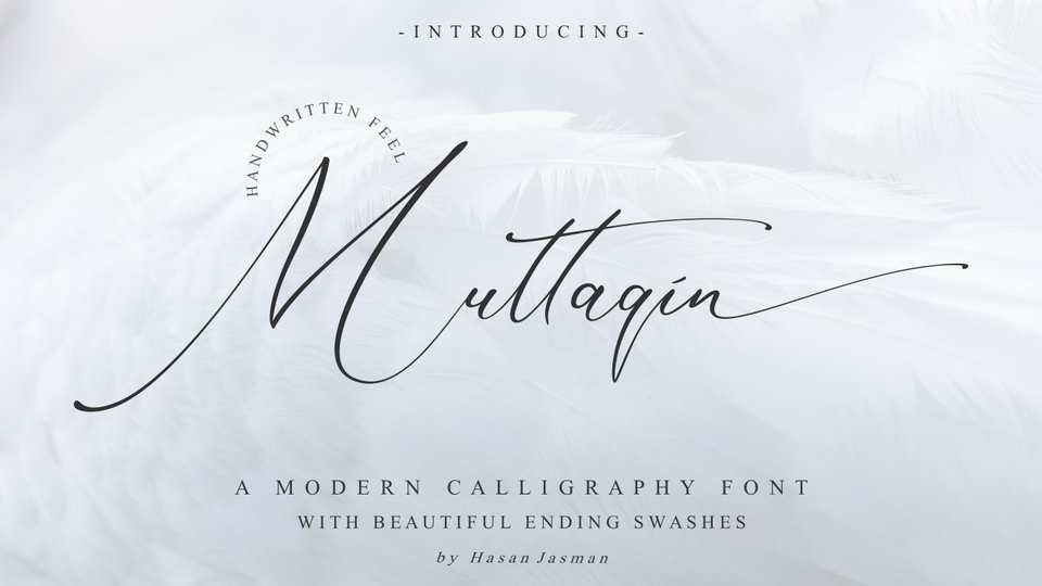 

Muttaqin: A Luxurious and Modern Script Font with an Aristocratic Flair