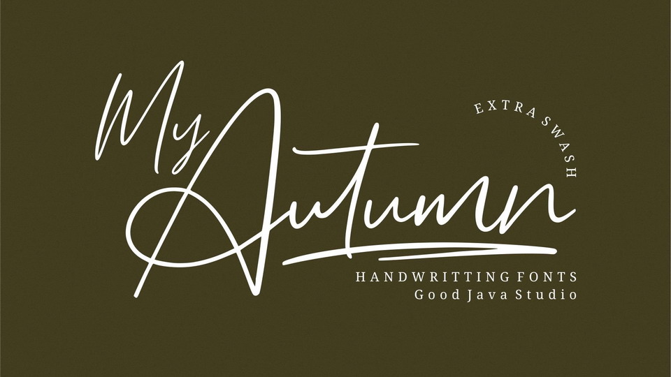 

My Autumn: A Stylish Signature Script for Autumn Projects