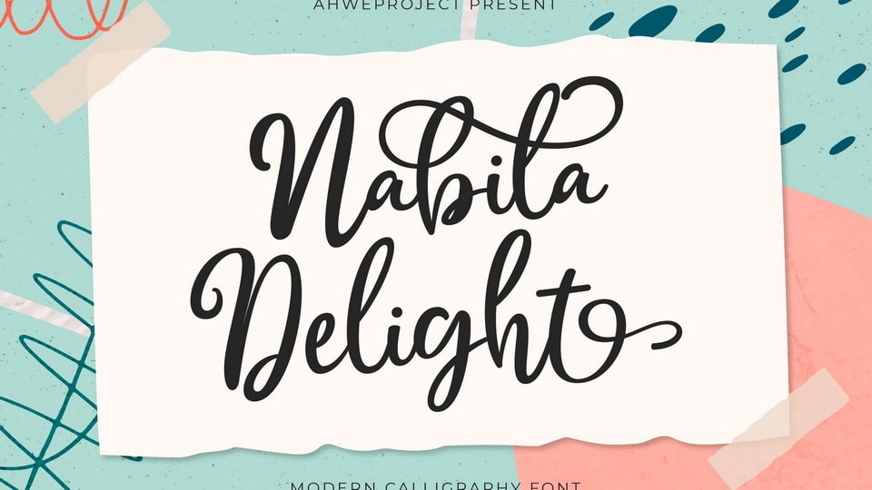 

Nabila Delight: An Elegant and Vibrant Script Font for Any Project