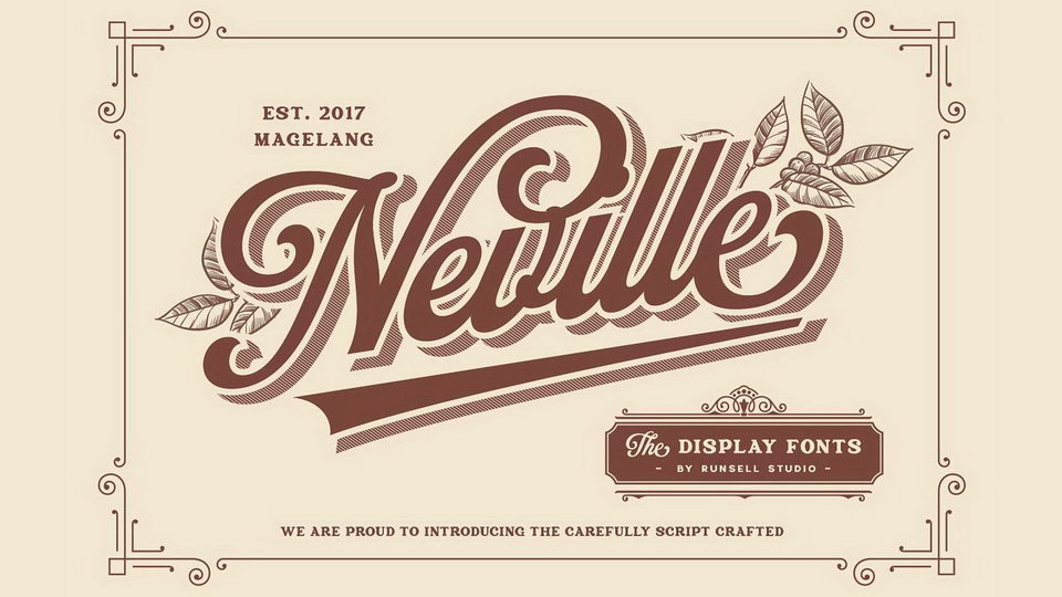 

Neville: A Truly Remarkable Typeface Crafted with Finesse and Care