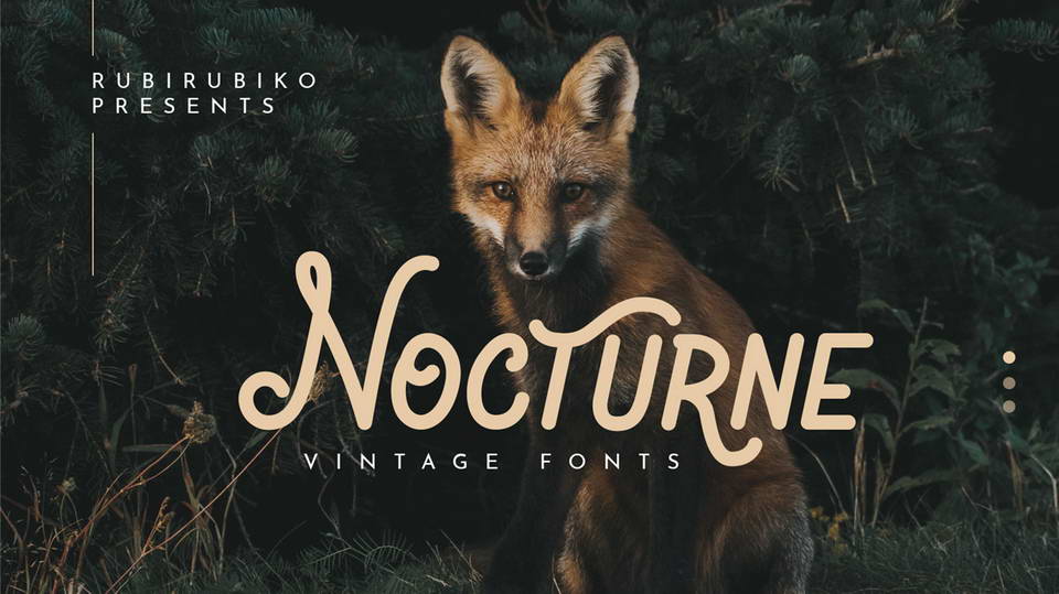 
Nocturne: A Free Vintage Handwritten Script Font
