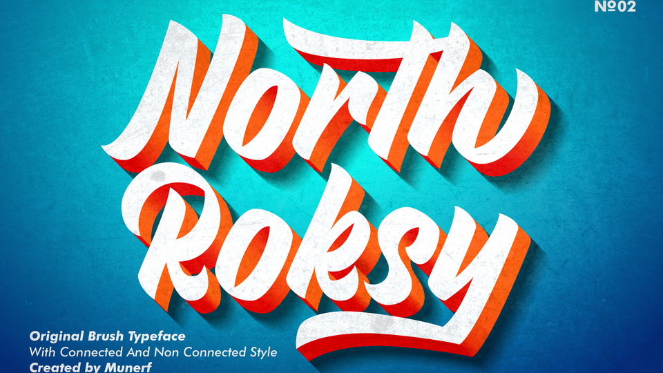 

North Roksy: A Stunning Brush Script Font to Make Any Design Stand Out