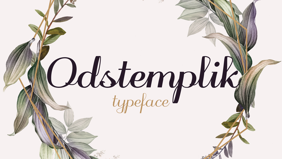 

Odstemplik: An Exquisite Font Family with a Multitude of Features