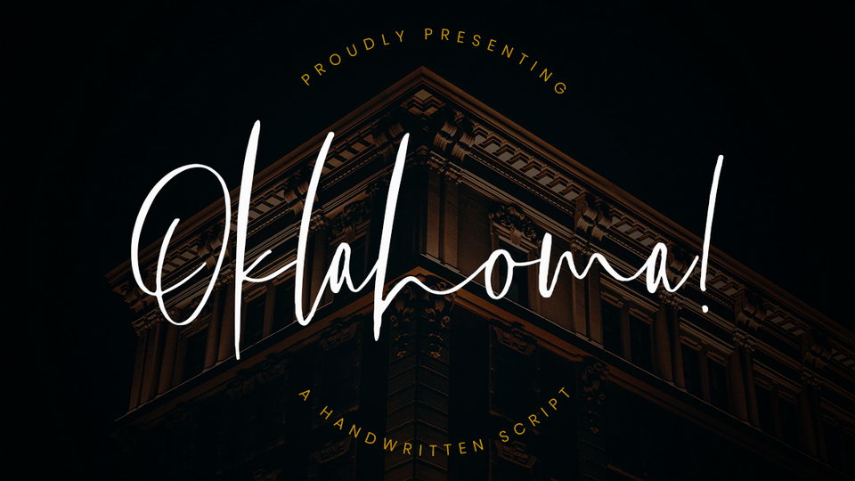 

Oklahoma Script Font: An Exceptional Choice for Logos, Labels, Branding, and Merchandise
