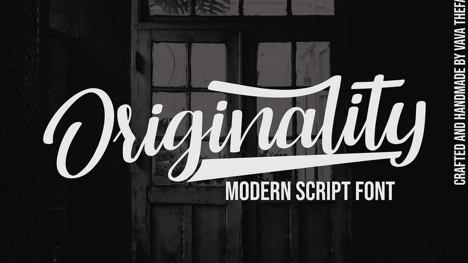 

Originality Script: An Outstanding and Eye-Catching Modern Handwritten Script Font