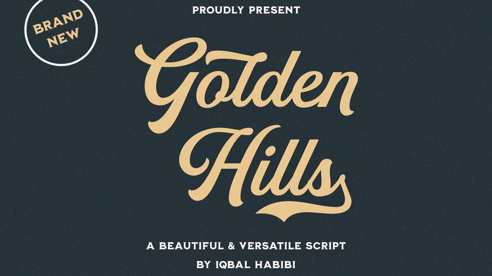 

Golden Hills: A Stunning Handlettering Script to Make Any Design Stand Out
